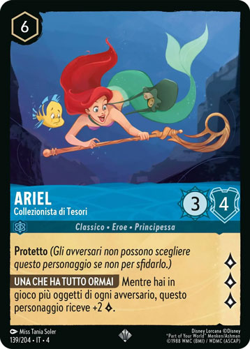 Ariel Collezionista di Tesori